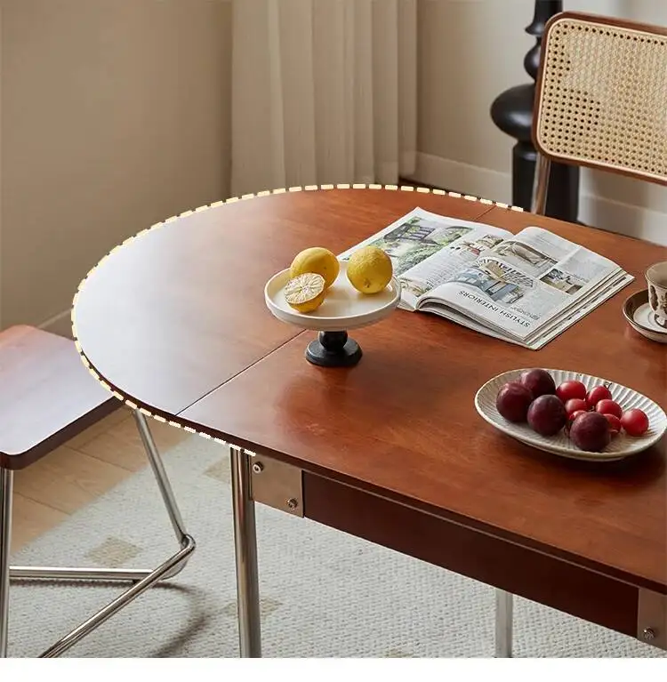Folding Dining Tables Multifunctional Elegant Dark All-in-one Expansion Dining Tables Nordic Luxury Furniture Home