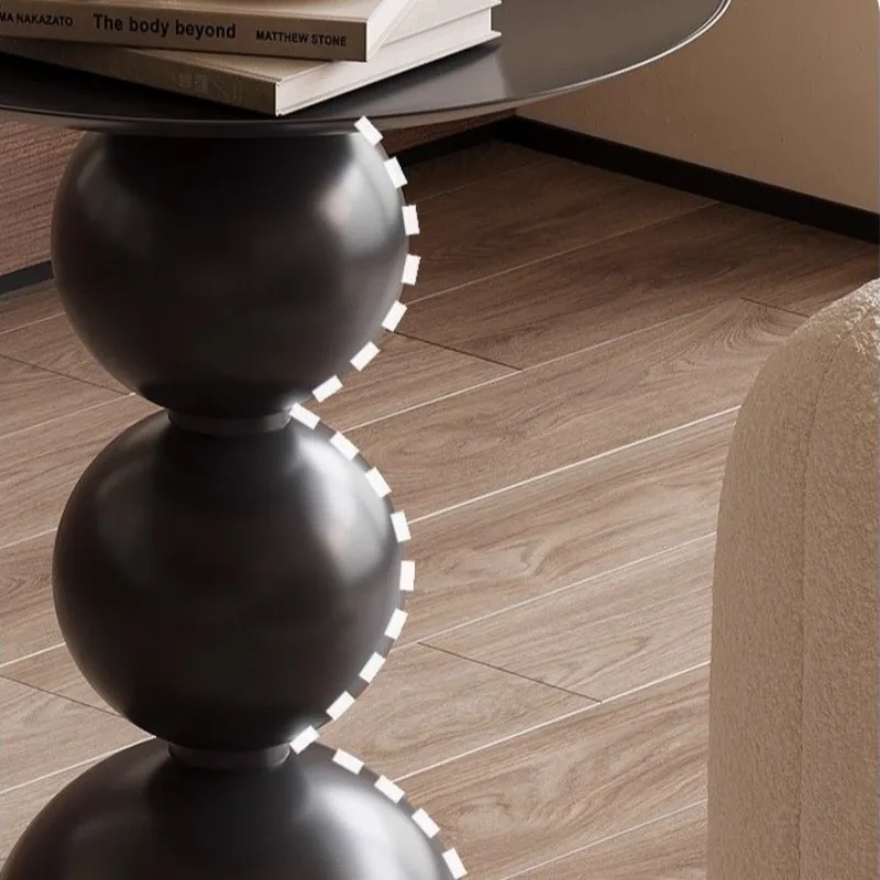 Retro Coffee Table Round Side Tables Luxury Bedside Table Multifunctional Minimalist Living Room Tea Tables Home Furniture