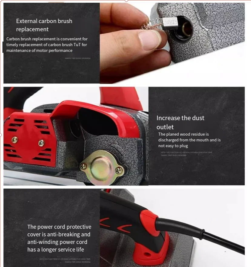 Inverted Woodworking Electric Planer 220V 2200W Wood Milling Engraving Slotting Household Press Planer Woodworking Tools