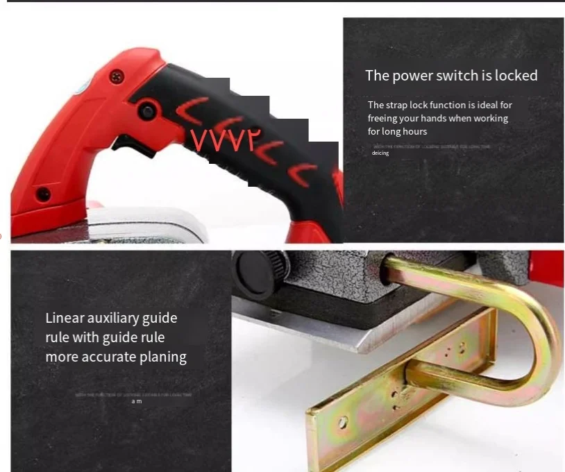 Inverted Woodworking Electric Planer 220V 2200W Wood Milling Engraving Slotting Household Press Planer Woodworking Tools