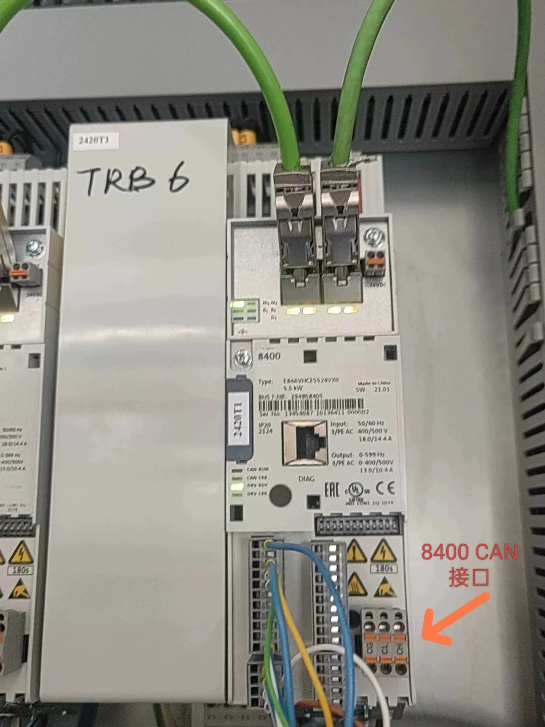Communication Cable Replacement For EMF2177ib Servo Drive