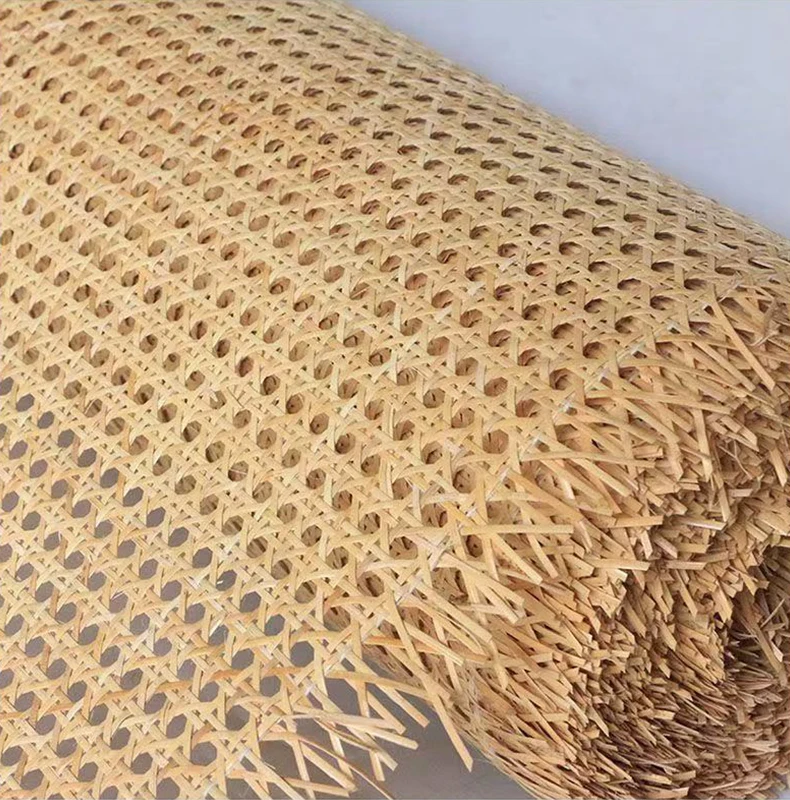 Natural Caning Material, 40cm/45cm Width Rattan Roll, Rattan Cane Webbing Roll, Fabric Rattan Material for Furniture DIY