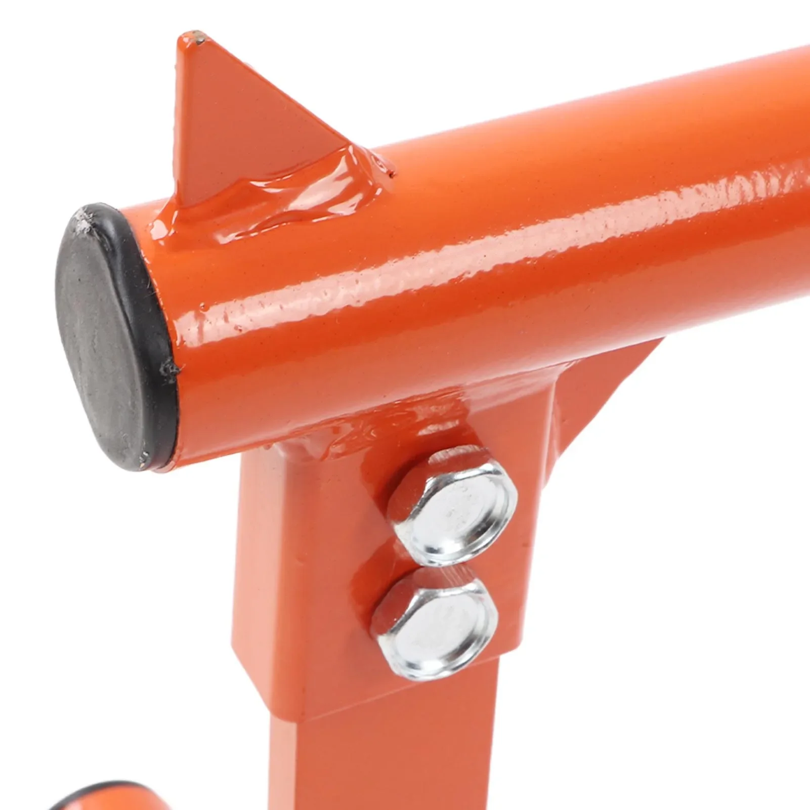 Red Log Stand Log Rack Stainless Steel Heavy Duty Red Sawhorse Sawing Trestle Woodworking Tool