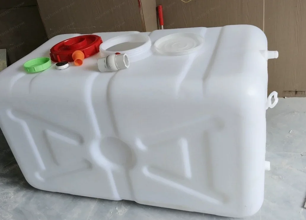 Thickened car water tank Outdoor large-capacity horizontal plastic bucket Household large rectangular bucket Water storage tank