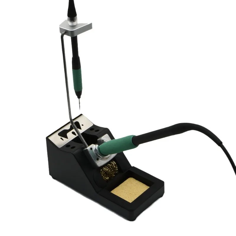 Multi-Functional Metal Soldering Iron Stand Fit C115 C210 C245 Precision Soldering Pen Holder Accessories