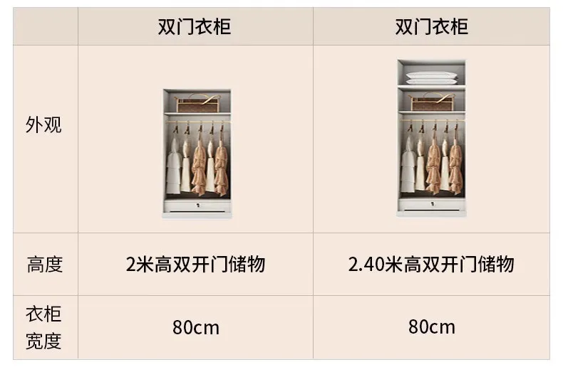 Modern Luxury White Frame Glass Door Wardrobe Solid Wood Combined Walk-In Closet with Built-In LED Ambient Light for Bedroom