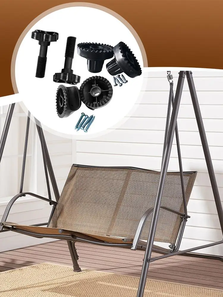 Garden Swing Fittings Wear-Resistant Canopy Parts Chair Canopy Bracket Replacement Repair Tool Courtyard Swing Frame tool Set