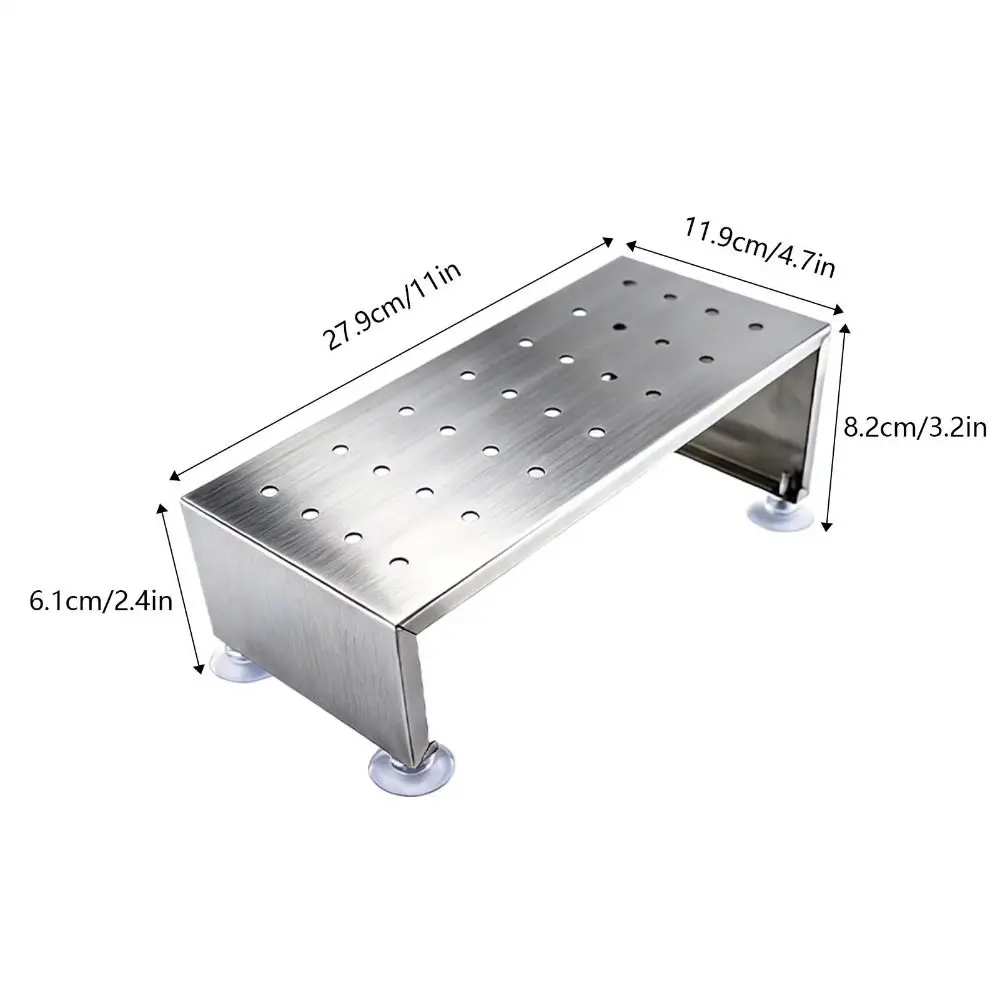 Brushed Finish Sewing Machine Foot Stool Polished Stainless Steel Height Adjustable Foot Rest Holder Ergonomic Design Non Slip