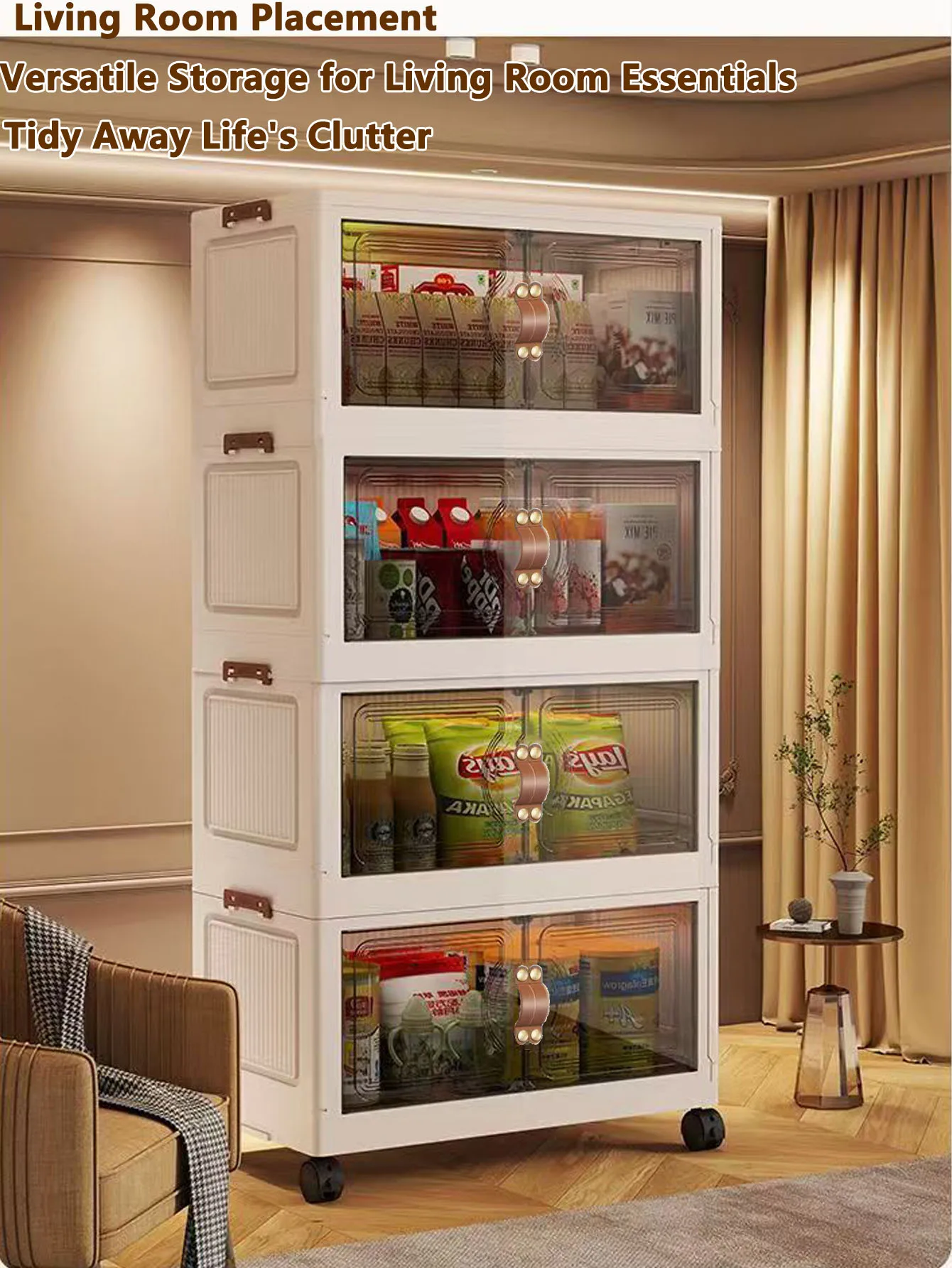 China Simple Wardrobe Foldable Baby Clothes Plastic Multi-layer Storage Cabinet Bedroom Baby Wardrobe Rental Room