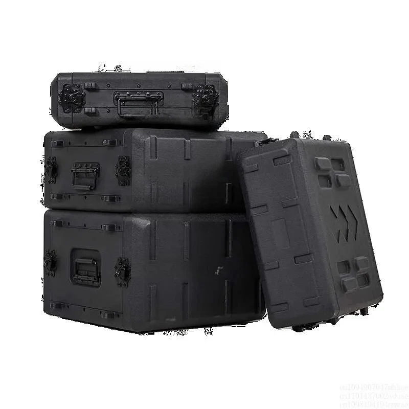 Digital Power Amplifier Receiver Wireless Microphone Kit PE Plastic Portable Aviation Storage U Box Case