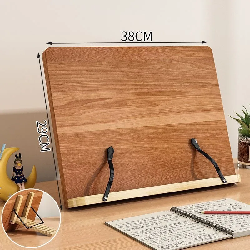 Portable Multi-Angle Book Rest Holder Foldable Adjustable Tablet Reading Stand Home Study Use