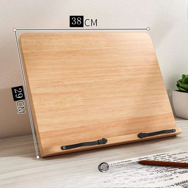 Portable Multi-Angle Book Rest Holder Foldable Adjustable Tablet Reading Stand Home Study Use