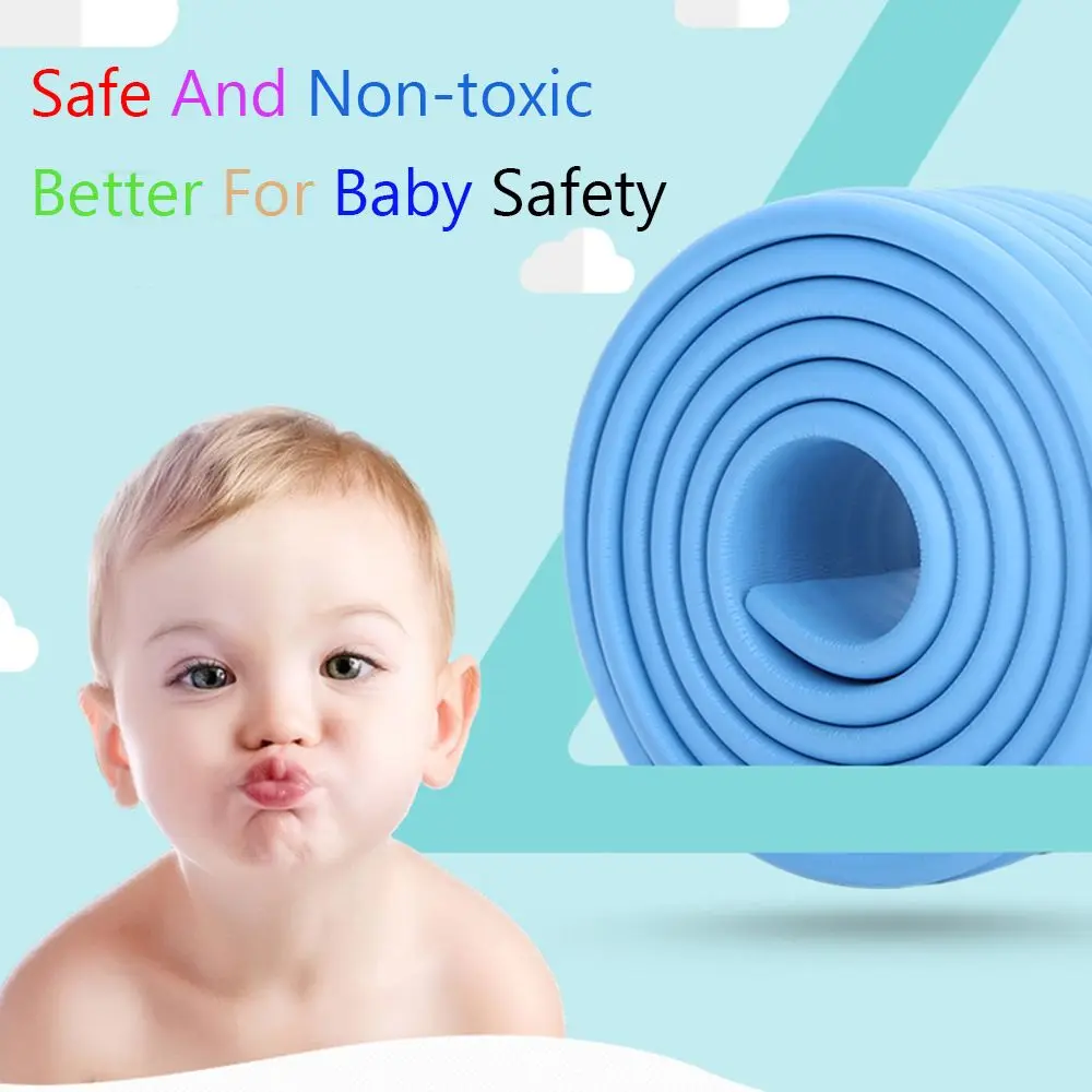 Home 16 Colors Children Protection Furniture Foam Bumper Table Edge Safety Desk Corner Protector Guard Strip Baby Safety
