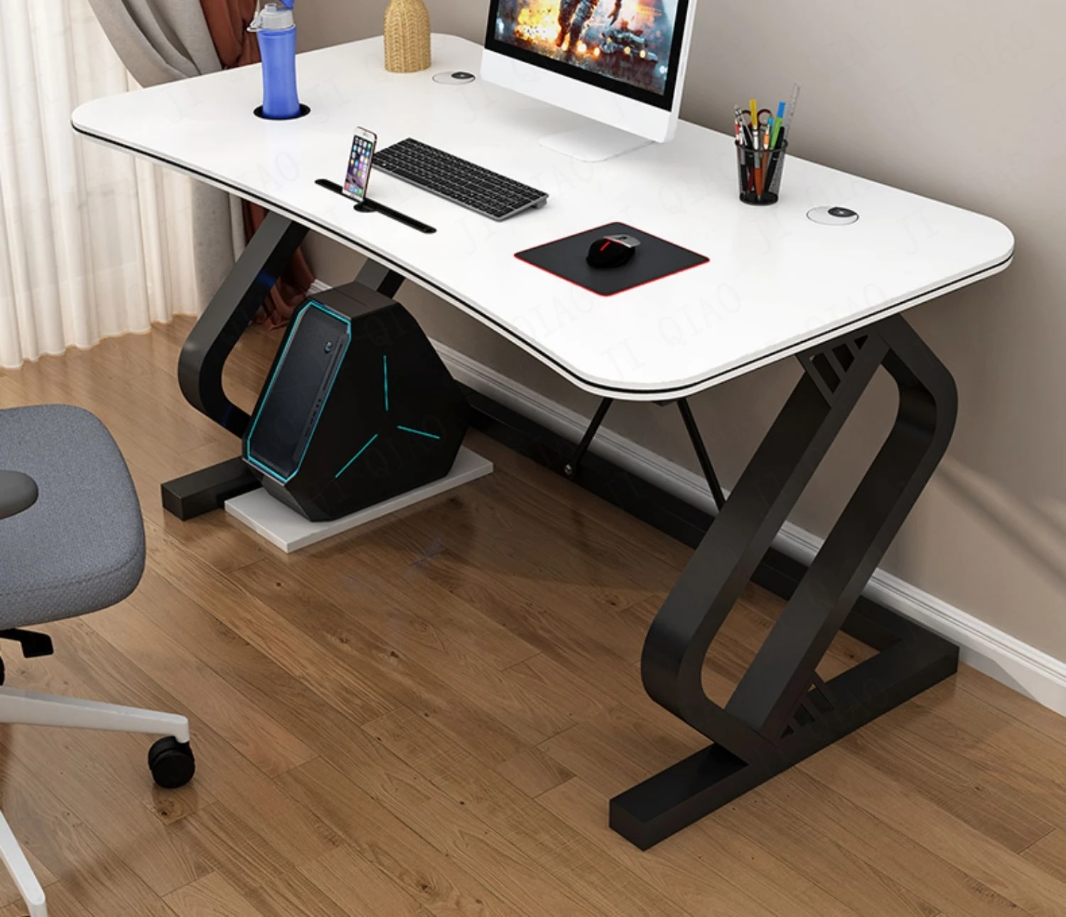 Office Work Desk desktop Computer Gamer Desk Bedroom Room Desks Simple Modern Bedroom Students Learn to Write and Store Desk