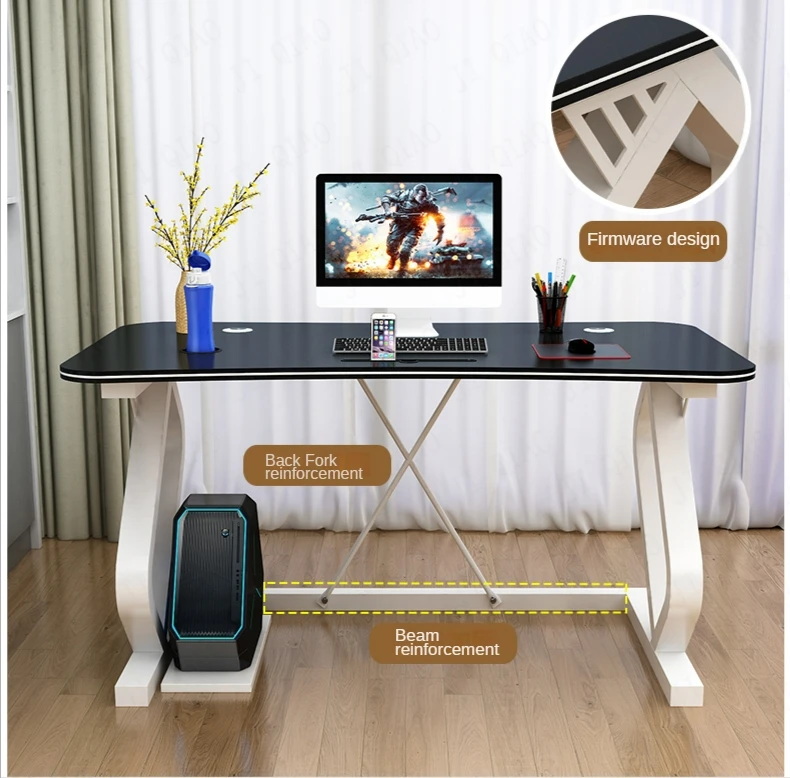 Office Work Desk desktop Computer Gamer Desk Bedroom Room Desks Simple Modern Bedroom Students Learn to Write and Store Desk