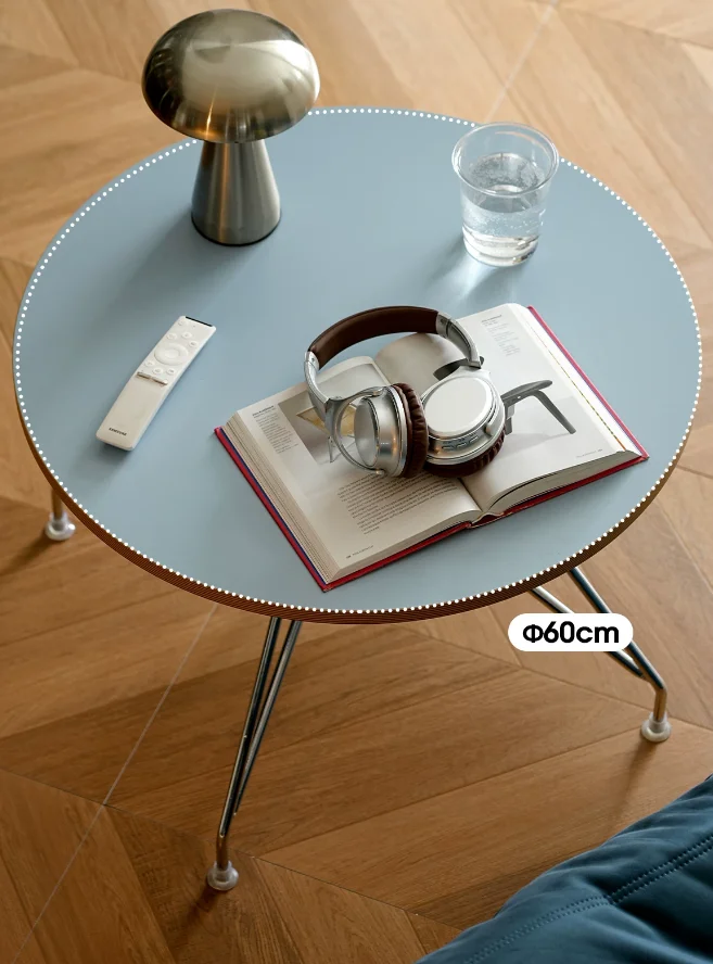 MOMO Bauhaus Coffee Table Living Room Round Table Small New Artistic Sense Small Coffee Round Table Tea Rack