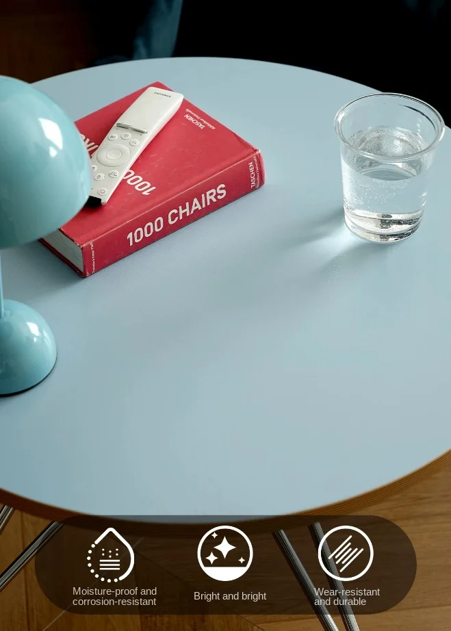 MOMO Bauhaus Coffee Table Living Room Round Table Small New Artistic Sense Small Coffee Round Table Tea Rack