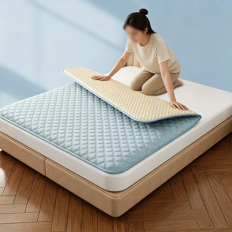2026 New Ice Vine Double-sided Usable Thick Mattress Tatami Student Dorm Single Mattress For Household Foldable Double Mattress