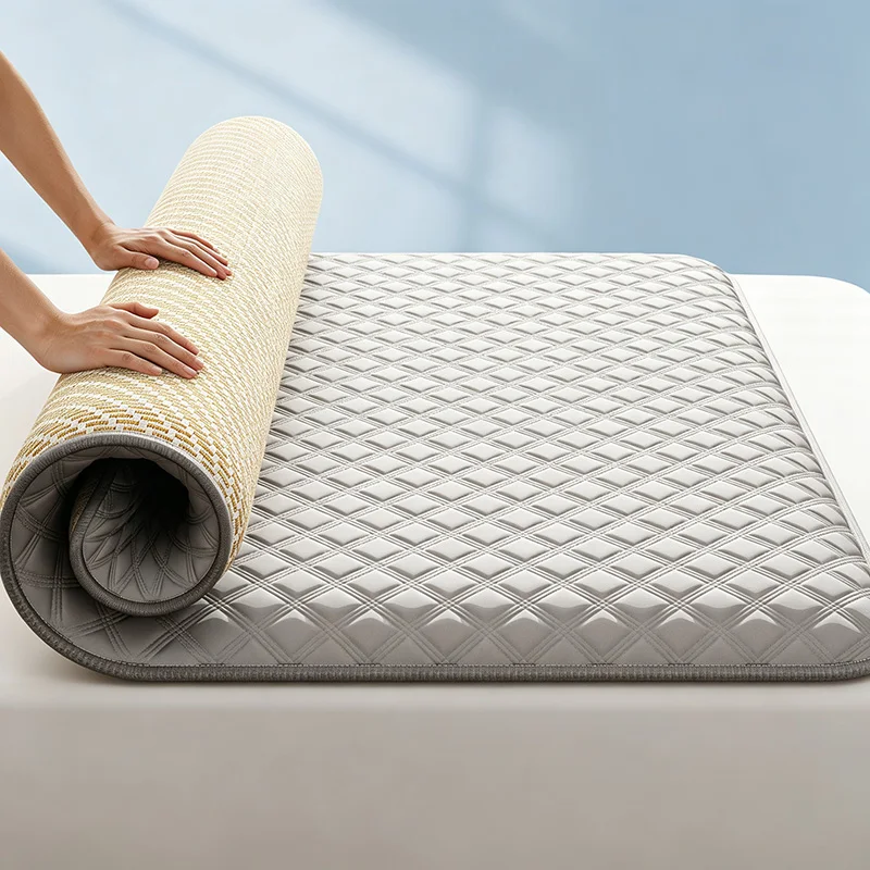 2026 New Ice Vine Double-sided Usable Thick Mattress Tatami Student Dorm Single Mattress For Household Foldable Double Mattress