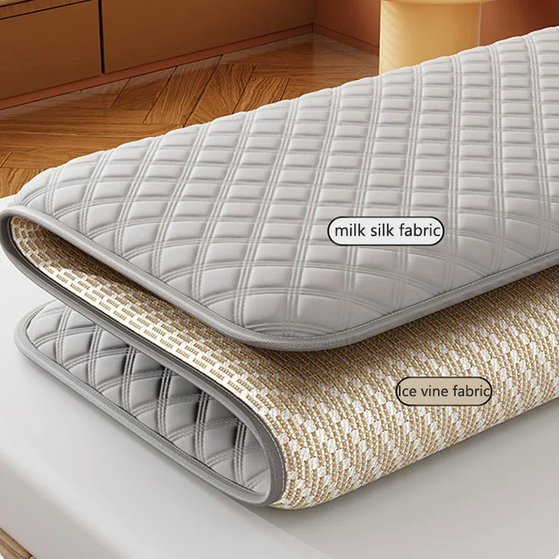 2026 New Ice Vine Double-sided Usable Thick Mattress Tatami Student Dorm Single Mattress For Household Foldable Double Mattress