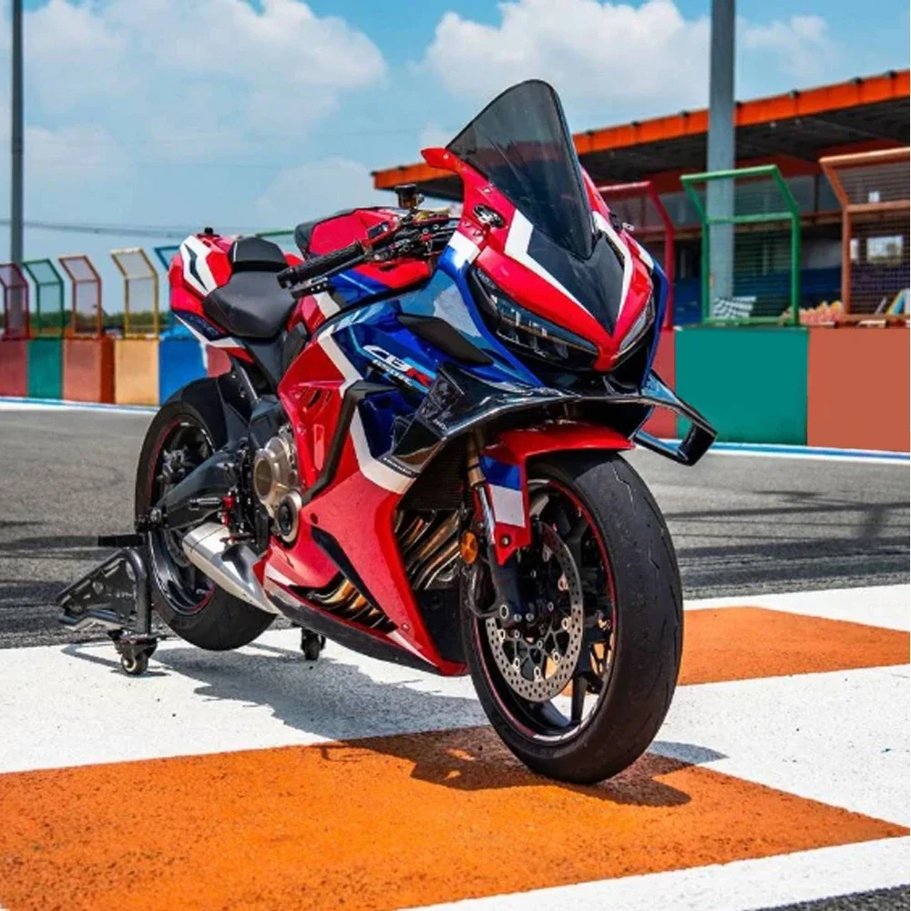 X For Honda CBR650R 2024 CBR 650 R 2025 CBR 650R 2026 Motorcycle Aero Fixed Wind Wing Front Spoiler Winglets Front Lip Downforce