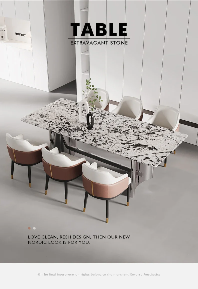 Nordic Elastic Dining Chairs Comfortable Custom European Aesthetics Dining Chairs Luxury Ergonomic Chaise Design Home Furniture