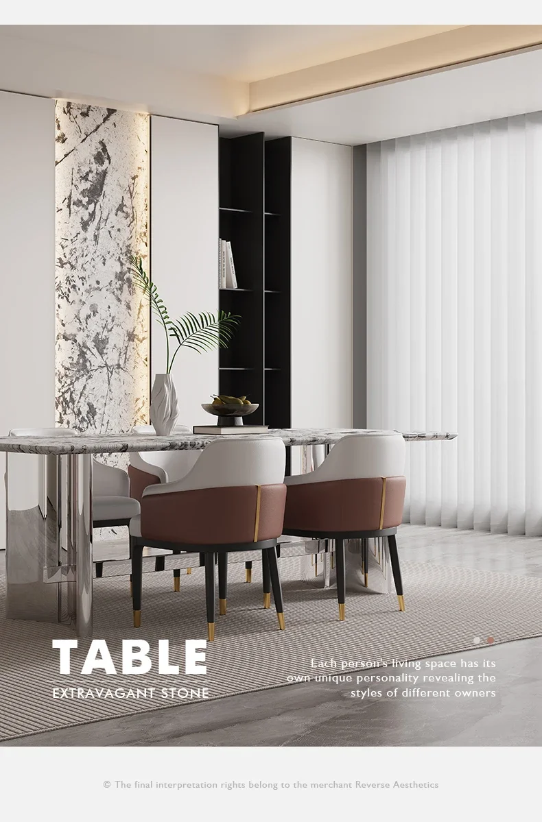 Nordic Elastic Dining Chairs Comfortable Custom European Aesthetics Dining Chairs Luxury Ergonomic Chaise Design Home Furniture