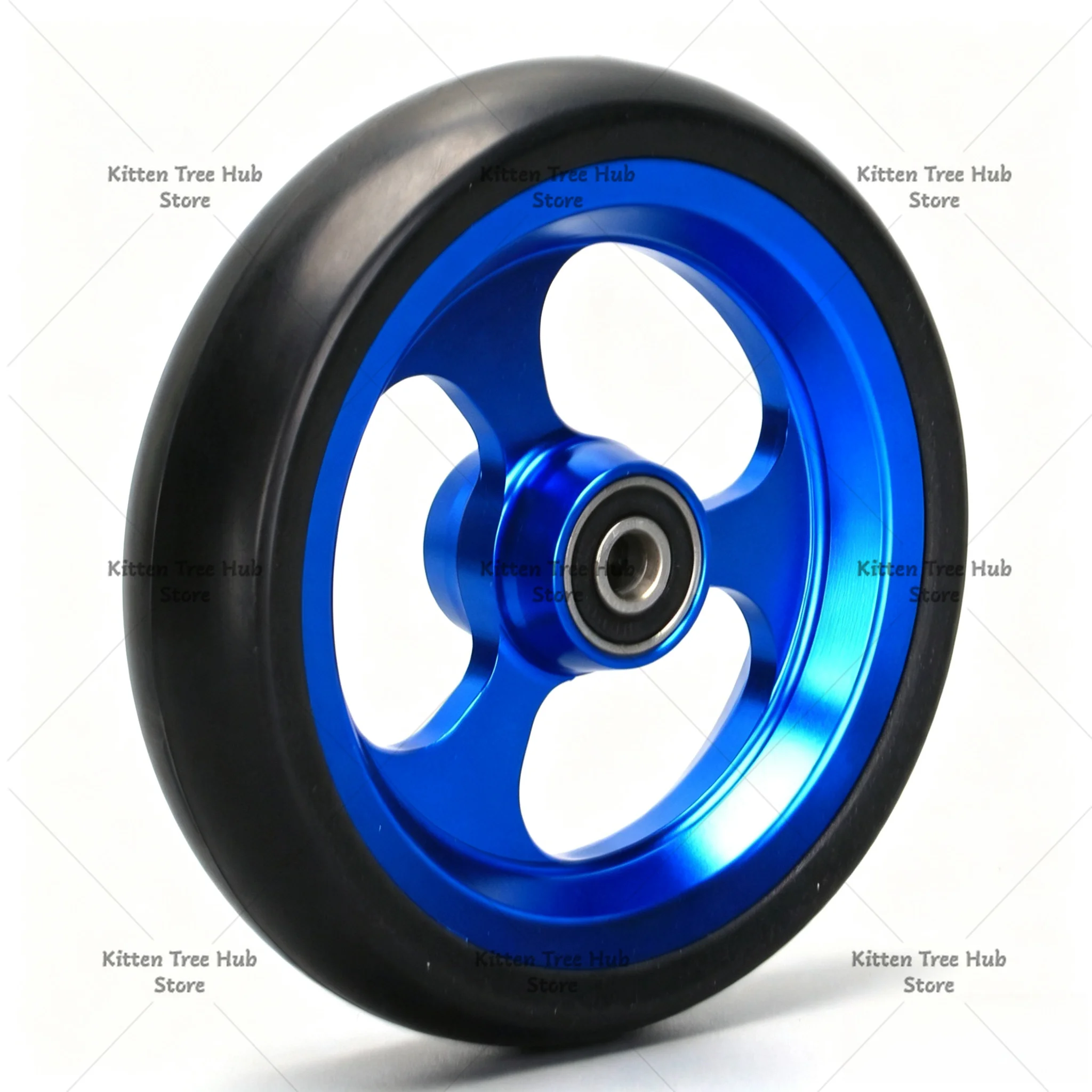 4 Inch 5 Inch Aluminum Alloy Front Wheel Casters High Speed Wear Resistant Sports Wheelchair Replacement Accessories