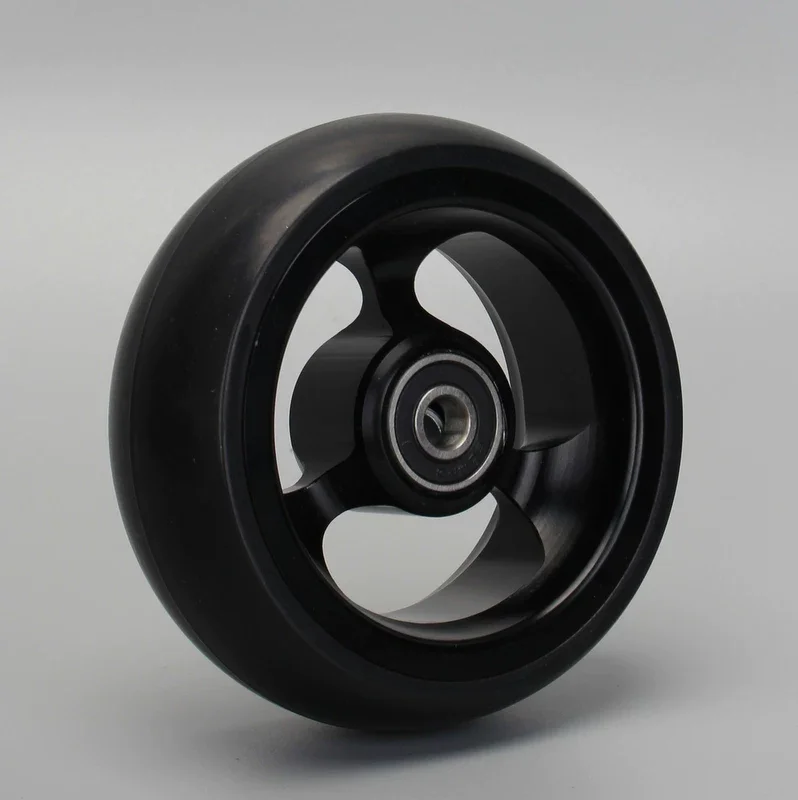 4 Inch 5 Inch Aluminum Alloy Front Wheel Casters High Speed Wear Resistant Sports Wheelchair Replacement Accessories