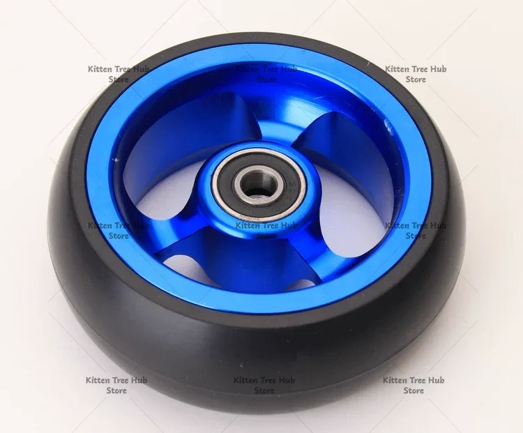 4 Inch 5 Inch Aluminum Alloy Front Wheel Casters High Speed Wear Resistant Sports Wheelchair Replacement Accessories