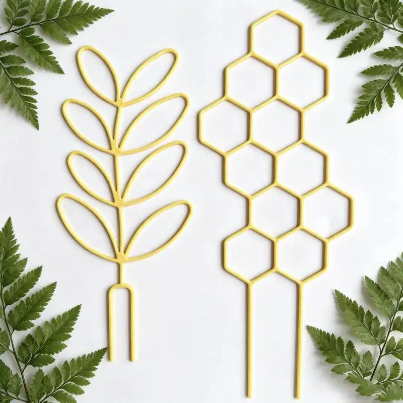 1PC Honeycomb Design Plant Trellis, Rustproof Plastic Support For Potted Vines And Flowers, Indoor Outdoor Garden Climbing Frame