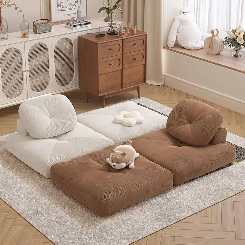 Modern Double Sofa Chair Bed Fabric single sofa Home Living Room Lounging Stylish Sofa Chair Seat Multifunction Folding Sofa Bed