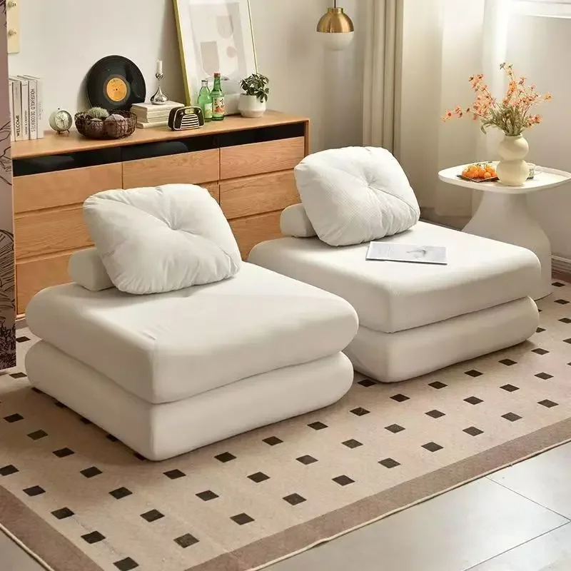 Modern Double Sofa Chair Bed Fabric single sofa Home Living Room Lounging Stylish Sofa Chair Seat Multifunction Folding Sofa Bed