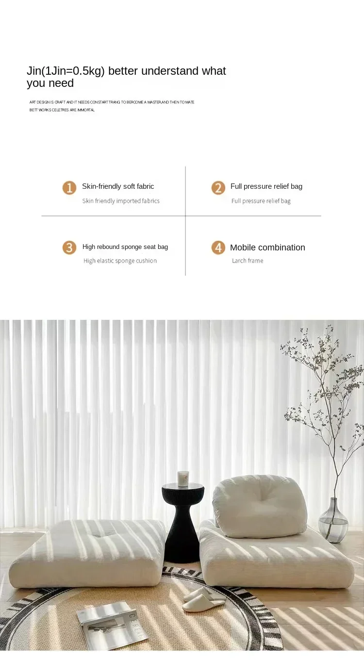 Modern Double Sofa Chair Bed Fabric single sofa Home Living Room Lounging Stylish Sofa Chair Seat Multifunction Folding Sofa Bed