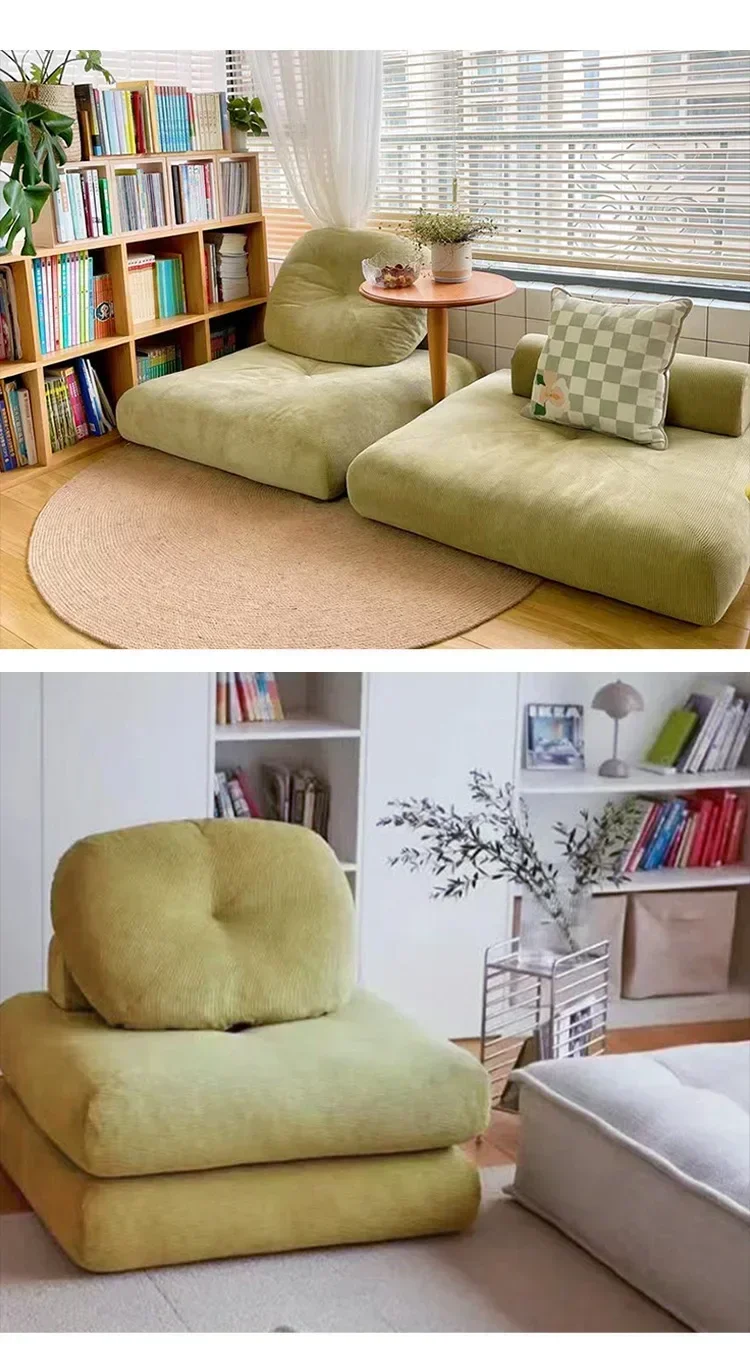 Modern Double Sofa Chair Bed Fabric single sofa Home Living Room Lounging Stylish Sofa Chair Seat Multifunction Folding Sofa Bed