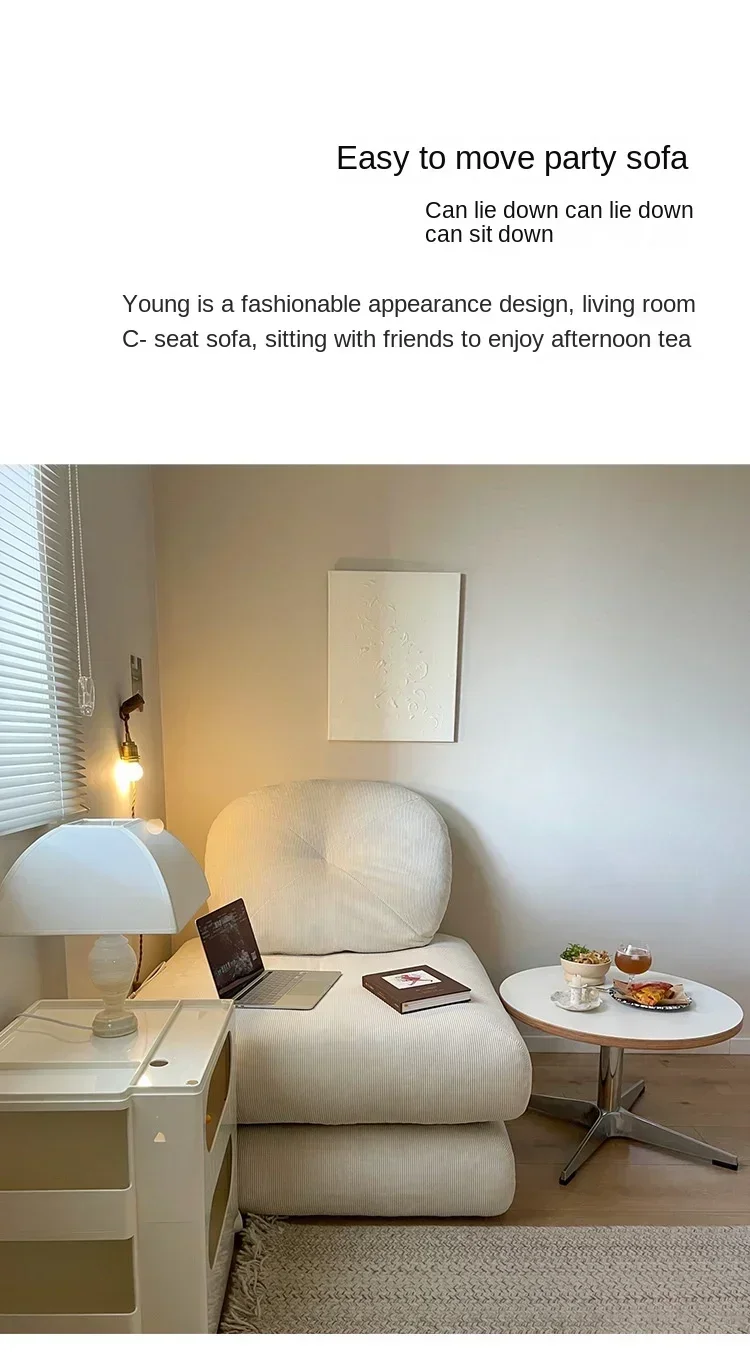 Modern Double Sofa Chair Bed Fabric single sofa Home Living Room Lounging Stylish Sofa Chair Seat Multifunction Folding Sofa Bed