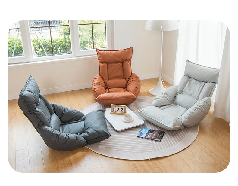 Lazy Sofa Single Living Room Floor Tatami Computer Office Chair Balcony Window Reading Chair Bedroom Recliner Furniture