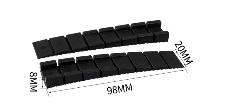 20/10PCS Flexible Plastic Wedges Shims Leveling Table Shims Premium Furniture Levelers Door Cabinet Shim Wedges Pads hardware
