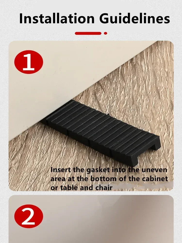 20/10PCS Flexible Plastic Wedges Shims Leveling Table Shims Premium Furniture Levelers Door Cabinet Shim Wedges Pads hardware