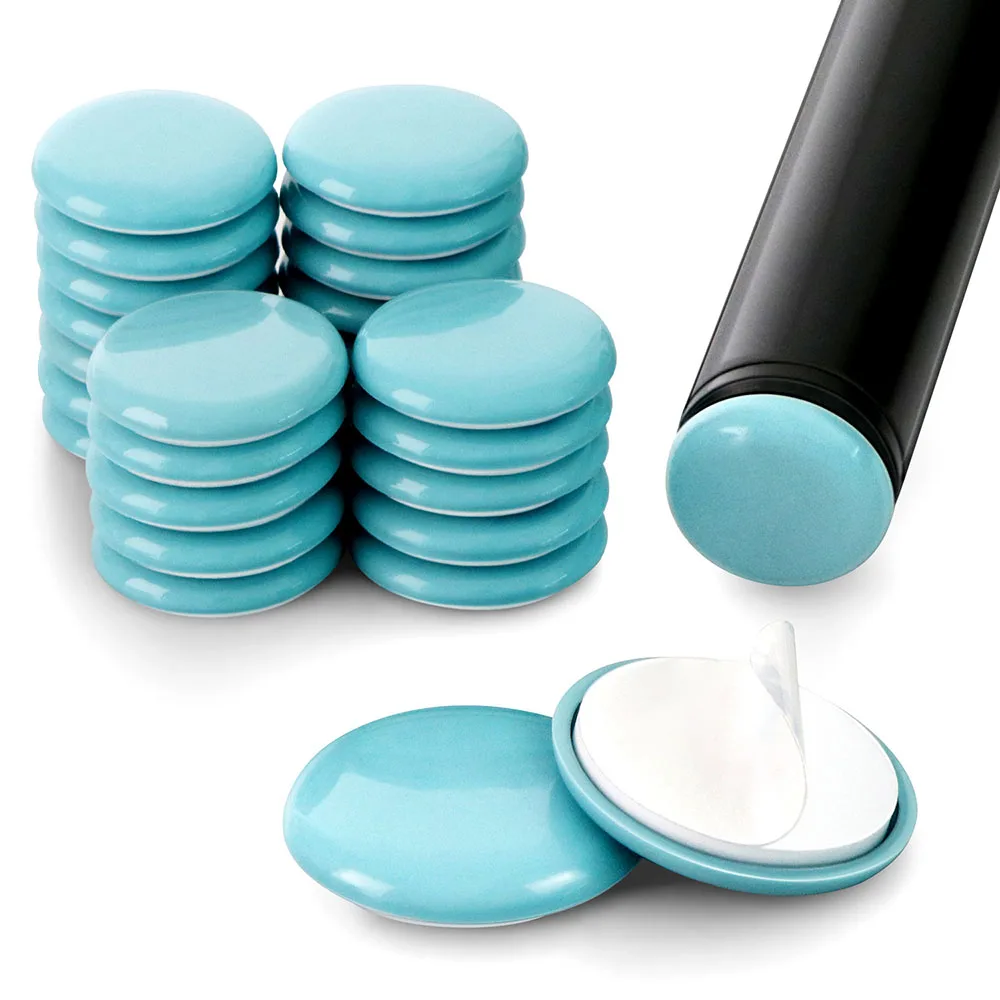 2-100Pcs Feet Glider Sliding Pads Home Furniture Sliders Furniture Gliders PTFE Square Floor Mover Pads For Household Hardware