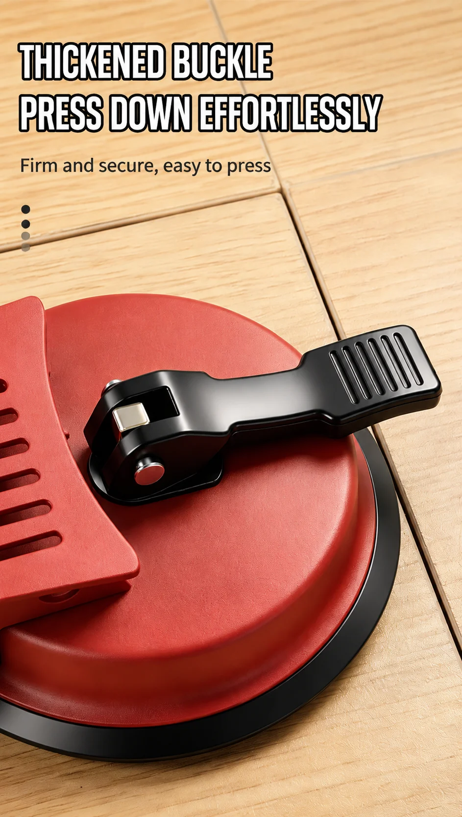 Wood Flooring Gap Repair Tool Heavy Duty Carbon Steel Single Head Suction Cup Floor Gap Fixer Installation Adjustment Tool for H