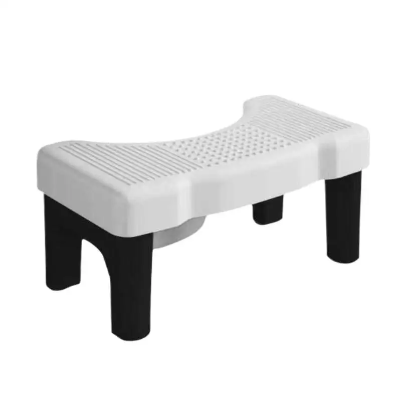 1Pcs Sturdy Plastic Toilet Squat Stool Non Slip Surface Stable Legs For Better Bowel Posture Adults Kids Bathroom