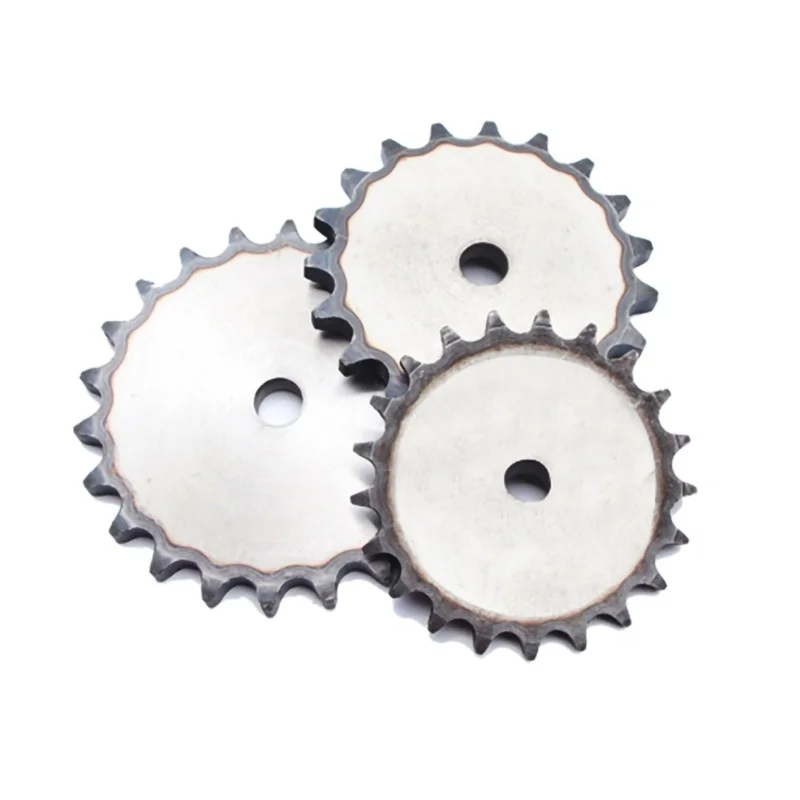 A3 Steel 08B/10A/12A/16A Flat Plate Sprocket 10~45 Teeth Pitch 12.7/15.875/19.05/25.4mm Use For Chain Industrial Drive Sprockets