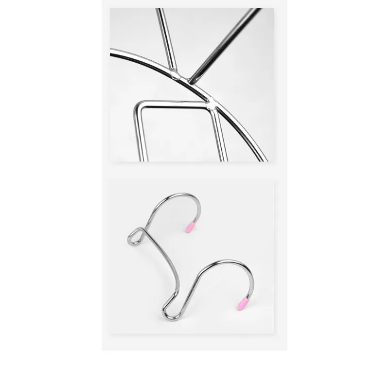 2026 Stainless Steel Flower Stand Simple Flower Pot Hanging Rack Balcony Flower Stand Hanging Basket Flower Pot Rack