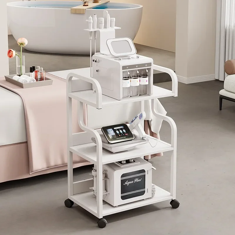 Beauty Instrument Cart Spectrometer Cart Small Bubble Movable Beauty Salon Trolley Special Tool Cart