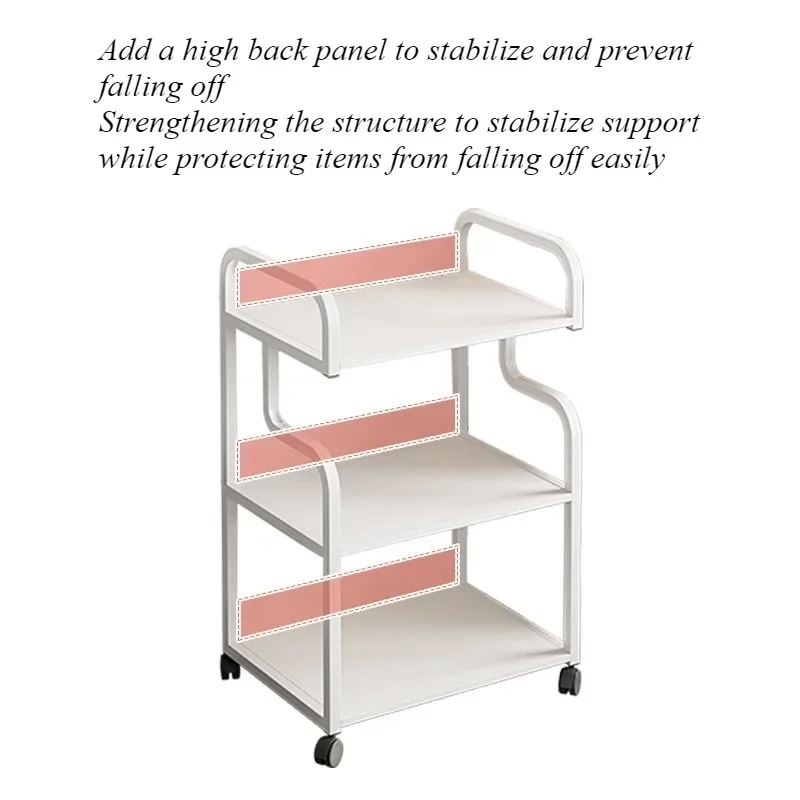 Beauty Instrument Cart Spectrometer Cart Small Bubble Movable Beauty Salon Trolley Special Tool Cart