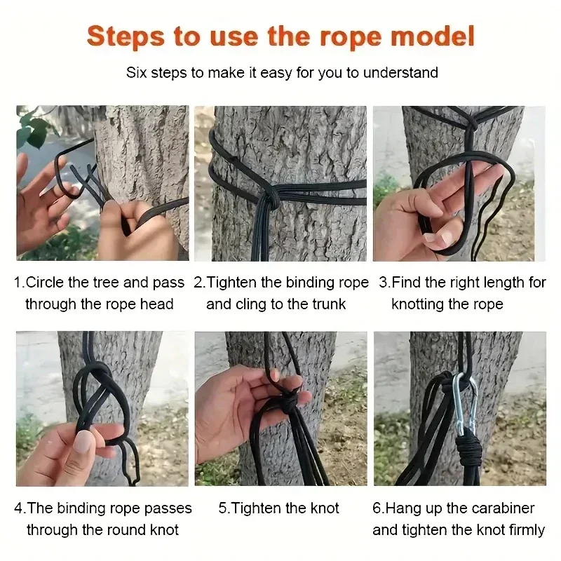 Portable Lightweight Parachute Nylon Camping Hammock, Outdoor Gear for Backpacking Travel Survival