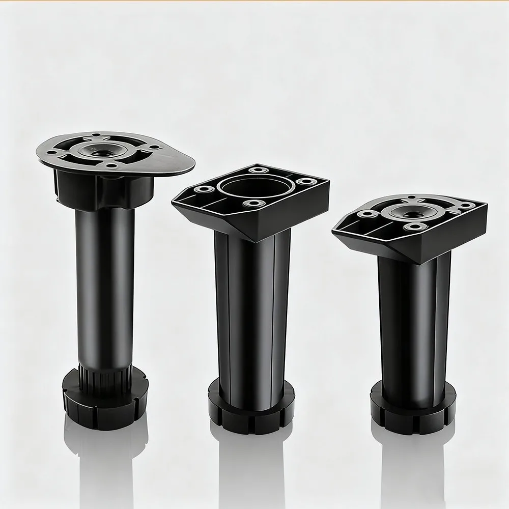 Heavy Duty Cupboard Foot Load Bearing Bracket Anti-Slip Cabinet Leg 8/10/12/15cm Adjustable Height Cabinet Levelers For Bathroom