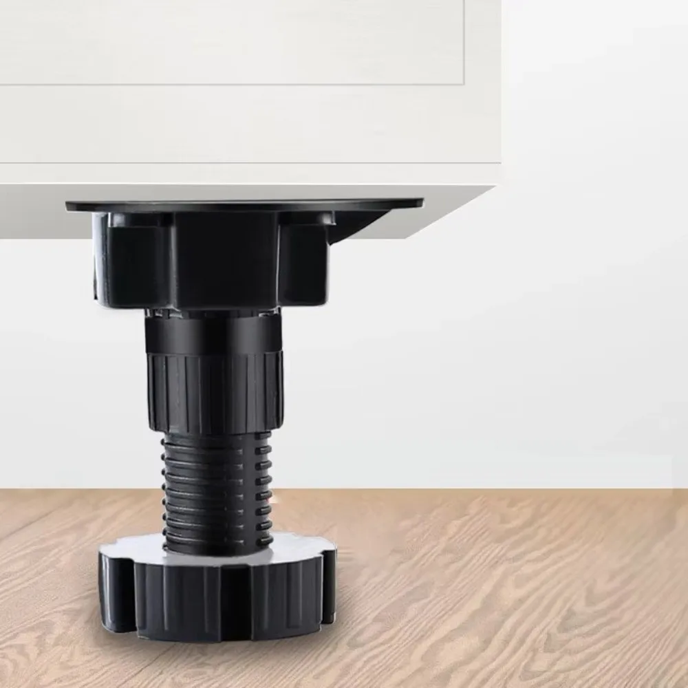 Heavy Duty Cupboard Foot Load Bearing Bracket Anti-Slip Cabinet Leg 8/10/12/15cm Adjustable Height Cabinet Levelers For Bathroom