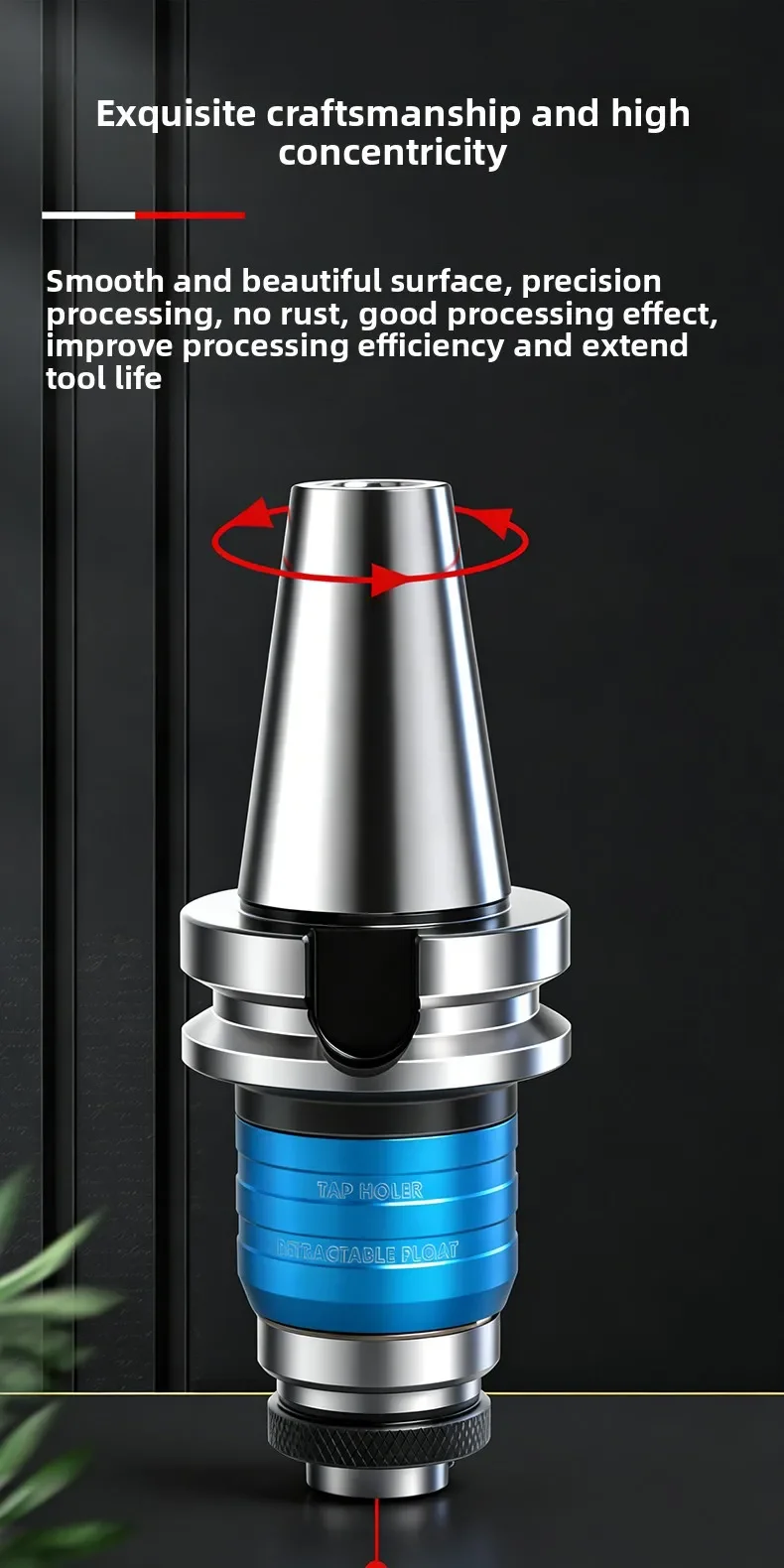 BT30-GT12 Tapping Holder Flexible Overload Protection M3-M16 for CNC Machining Center